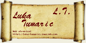 Luka Tumarić vizit kartica